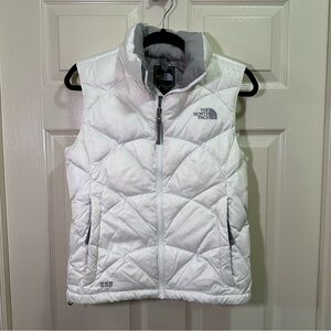 North Face Puffer Vest 550 Down Women’s White Size Small